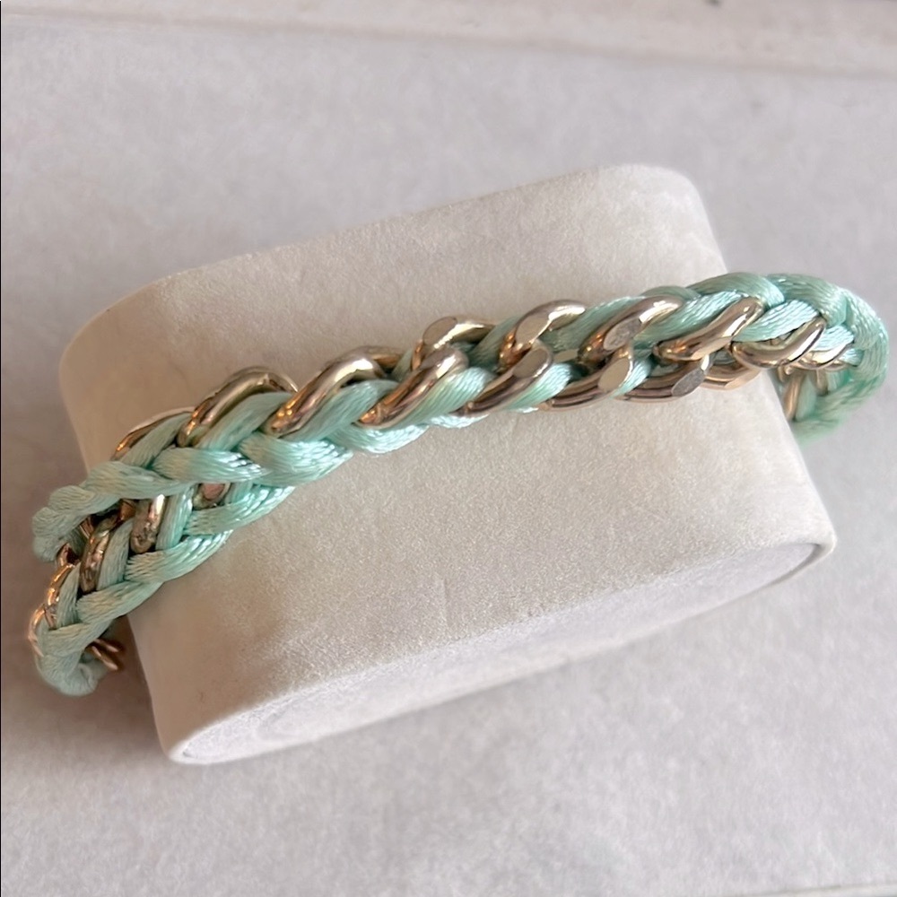 FREE w/ 🌻3/$25 bundle - Gold and Teal‎ Braided Bracelet